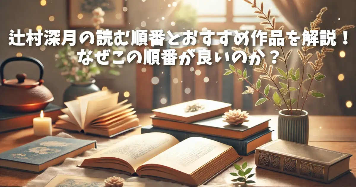 辻村深月の読む順番とおすすめ作品を解説！なぜこの順番が良いのか？